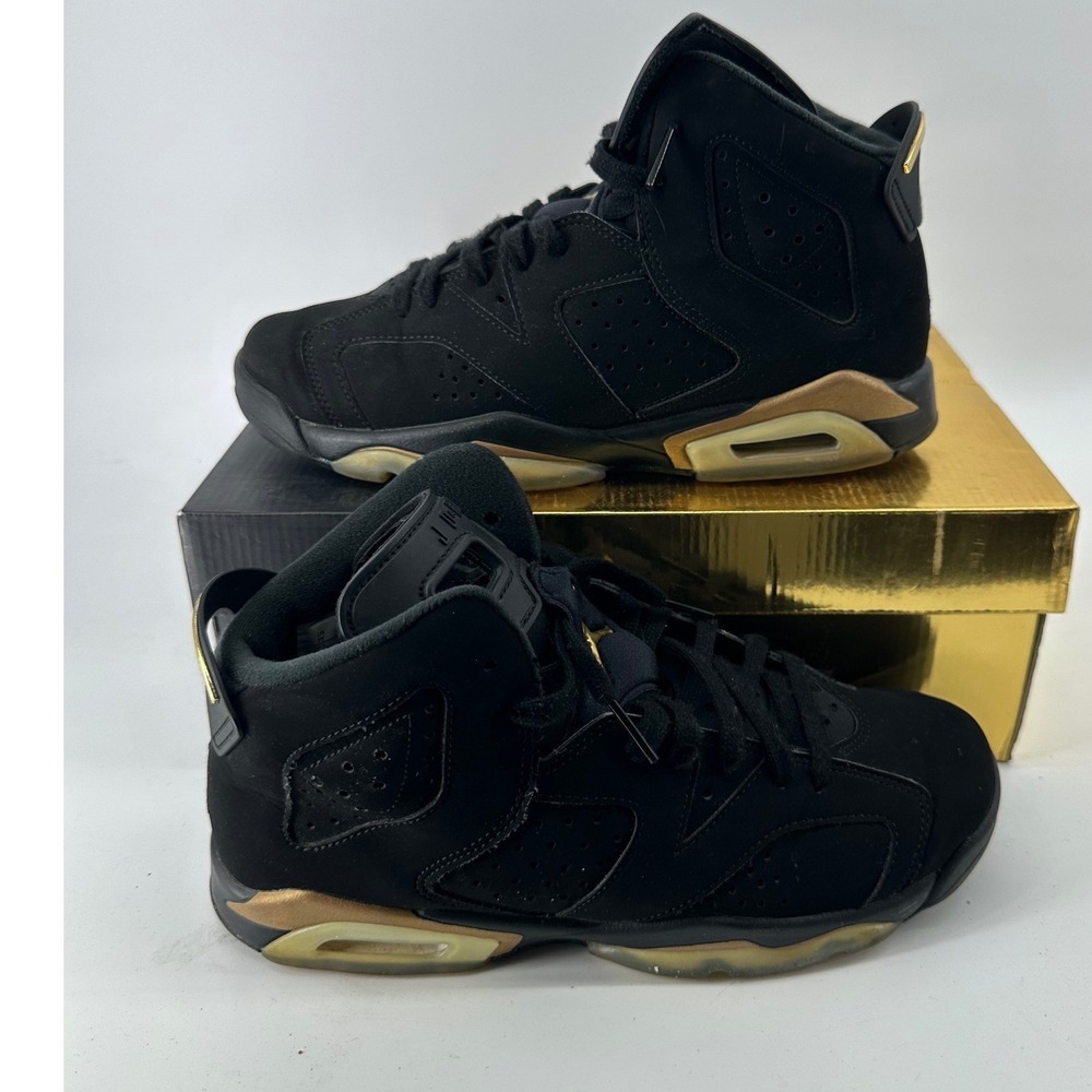 Jordan 6 Retro DMP Defining Moment 2020 Black Gold CT4964-007 Mens 7Y Womens 8.5
